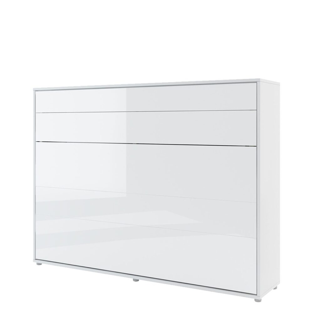 מיטה מתקפלת לקיר לבן מבריק דגם poziomy BC-04 מיטה מתקפלת לקיר 120x200 דגם BC-05 – מיטת אורח קומפקטית – תמונה 5