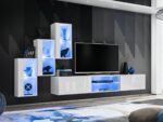 סט מזנון טלוויזיה דגם ג'ושוע XXII – עיצוב יוקרתי לסלון – תמונה 2