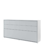 מיטת יחיד מתקפלת לארון בצבע אפור דגם BC-06 מבית Larso רהיטים