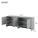 מיטת יחיד אופקית מתקפלת לקיר 120x200 דגם  - פתרון חיסכון – תמונה 7