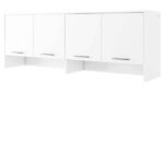 מיטת יחיד אופקית מתקפלת לקיר 120x200 דגם  - פתרון חיסכון – תמונה 4