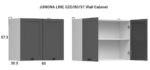 junona line bbl kitchen set graphite wall x@x