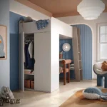 "מיטת גלריה 90x200 עם שולחן כתיבה – עיצוב חסכוני במקום" – תמונה 3