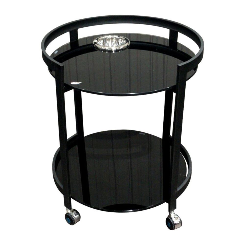 black-tempered-glass-serving-table-d3-2-2000x2000-1.jpg שולחן הגשה עגול מזכוכית מחוסמת - עיצוב מודרני – תמונה 1