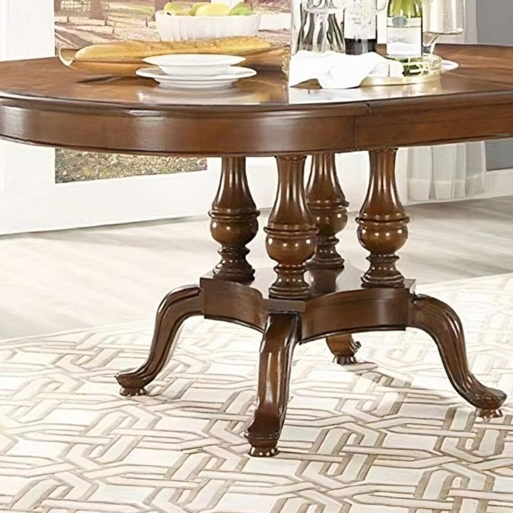classic-round-dining-table-hsd024-1-2000x2000-1.jpg שולחן אוכל עגול בסגנון קלסי – שולחן איכותי לבית – תמונה 1