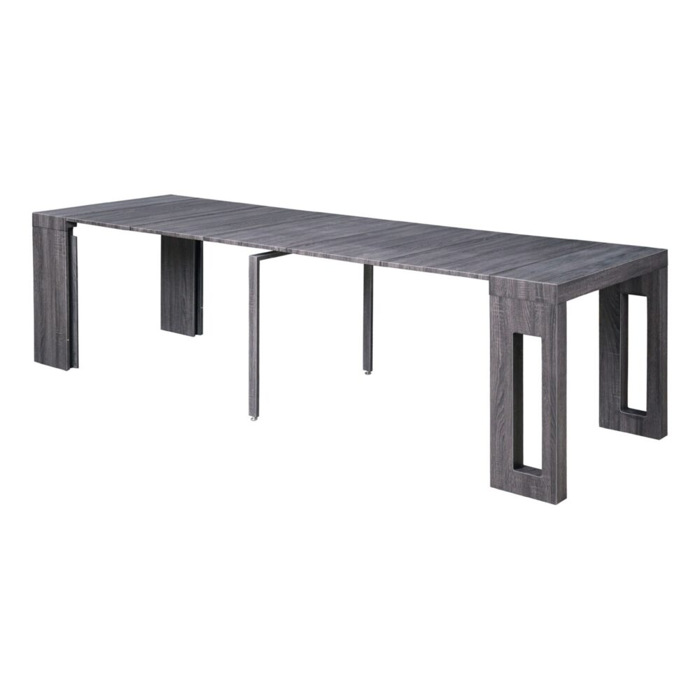 expandable-console-table-dark-sonoma-oak-2-2000x2000w.jpg שולחן קונסולה נפתח אלון סונומה כהה - עיצוב יוקרתי – תמונה 3