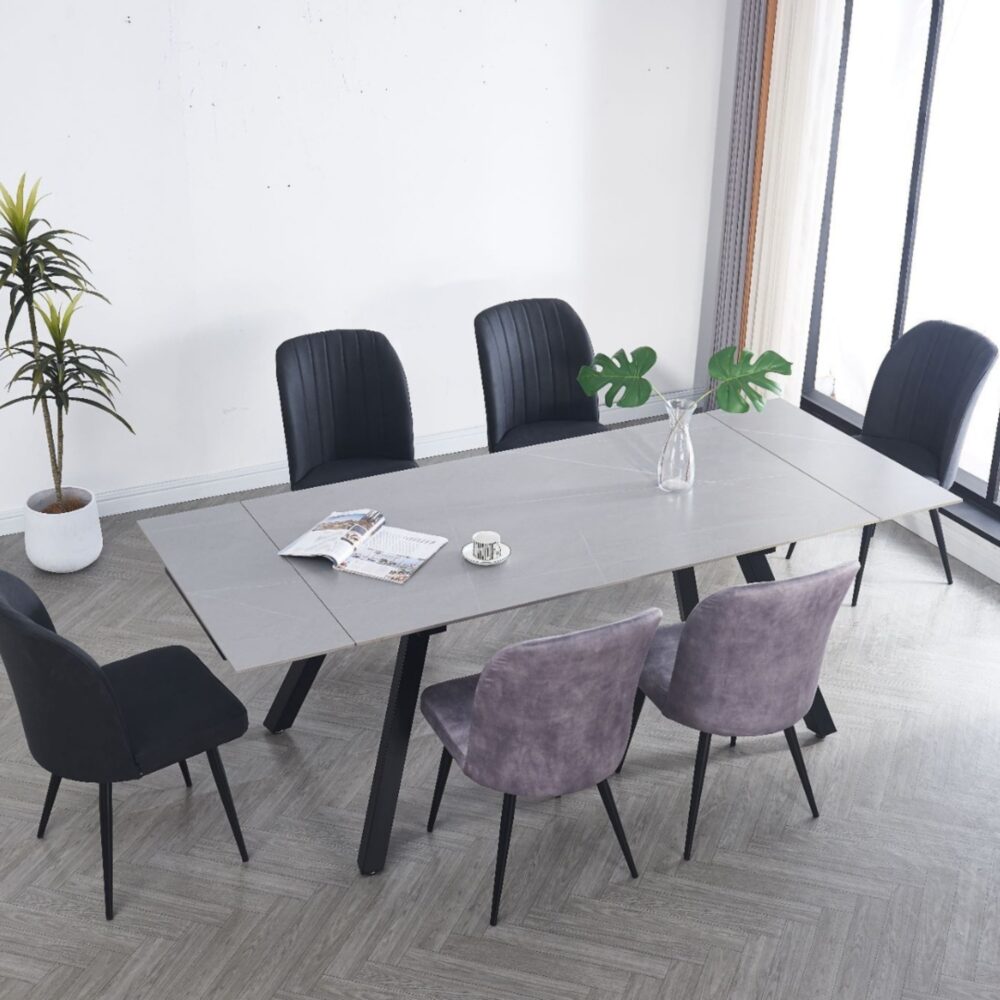 extendable-dining-table-with-ceramic-top-model-c133p-length-160-cm-3-2000x2000-1.jpg שולחן אוכל להרחבה עם טופ קרמיקה – דגם C133P – תמונה 3