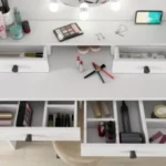 שידת איפור עם מראה ותאורה דגם STAR – תמונה 8